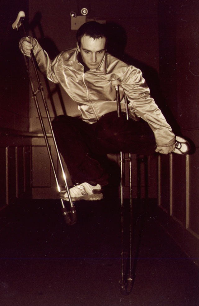 Bill Shannon Dance disability crutches housedance urban dance ShelterNYC 